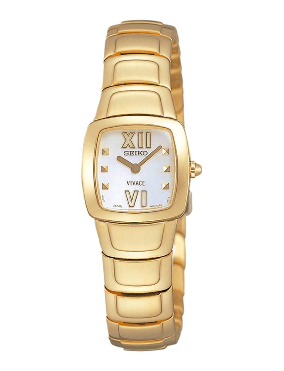 Reloj seiko best sale quartz dorado mujer