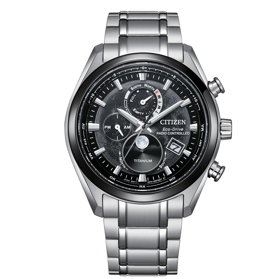 Titanium Citizen Eco Drive Cronometro Citizen BY1018-80E Reloj
