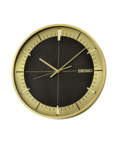 Reloj Seiko pared QXA840G redondo dorado