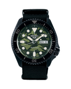 Reloj srpj37k1 Seiko 5 camuflaje sports automatico