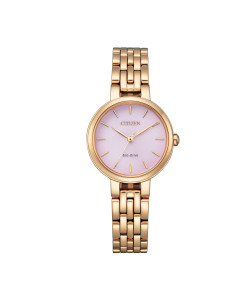 Reloj Citizen em0993-82x mujer zafiro dorado