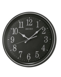 Reloj Seiko pared qxa798k redondo negro