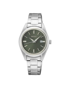 Seiko sur533p1 zafiro esfera verde reloj mujer