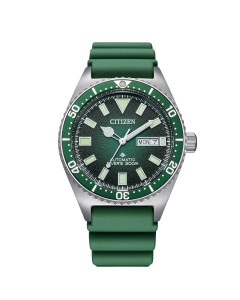 Reloj Citizen NY0121-09X promaster hombre caucho verde automático