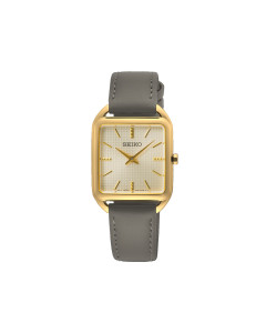 Reloj Seiko SWR090P1 cuadrado dorado mujer