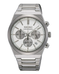 SSB451P1 Reloj Seiko Essentials Crono Cuarzo blanco hombre