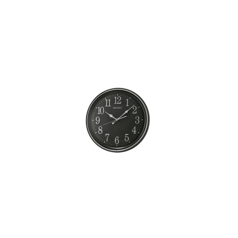 Orologio Da Parete In Legno Seiko Pared QXA529B, Quadrante Bianco E Numeri Arabi, 33x33 Cm