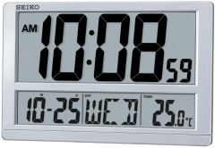 Reloj Seiko pared digital 38,5 x 25 y 2,6 cm qhl080s