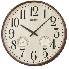 Reloj Seiko pared qxa783b termómetro higrometro