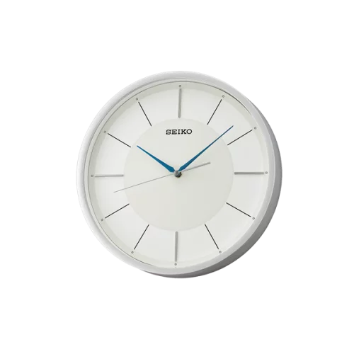 Reloj Seiko redondo pared qxa688s plateado