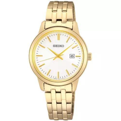 Reloj Seiko sur412p1 dorado mujer