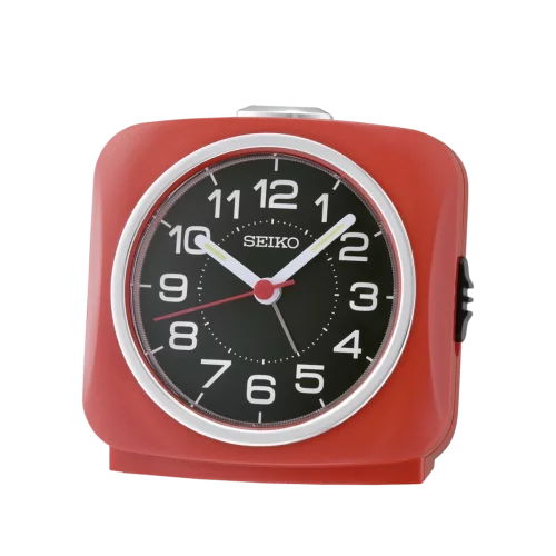 Reloj Seiko despertador qhe194r rojo