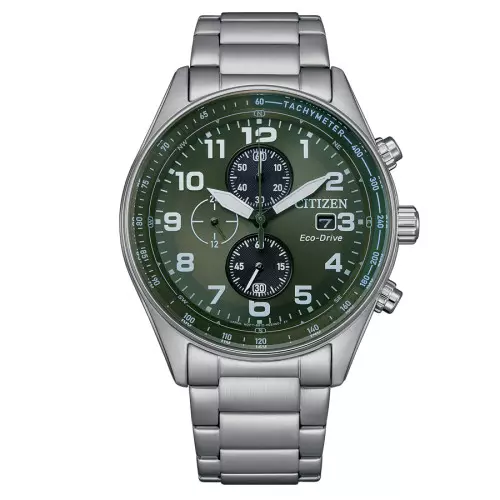 Citizen ca0770-72x reloj crono verde hombre