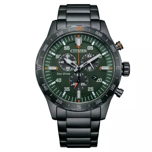 Citizen at2527-80x reloj verde crono hombre