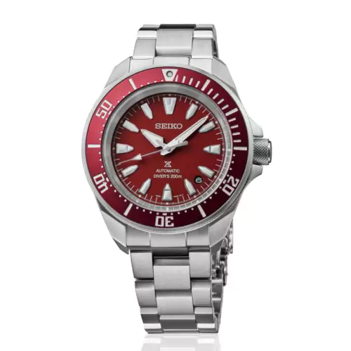 Reloj Seiko SRPL11K1 Samurai esfera roja 41,7 mm Prospex