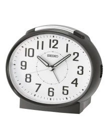 Reloj Seiko despertador QHK059K ovalado negro