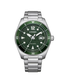 Reloj Citizen AW1880-55X esfera verde Marine hombre