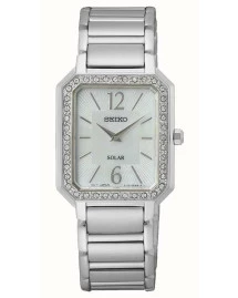 Reloj Seiko sup465p1 solar rectangular mujer