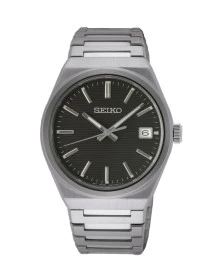 Reloj Seiko SUR557P1 zafiro esfera negra hombre