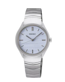 Reloj Seiko SUR549P1 redondo esfera azul claro mujer