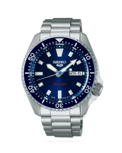 Reloj Seiko SRPL83K1 5 Sports SKX Street Style esfera azul