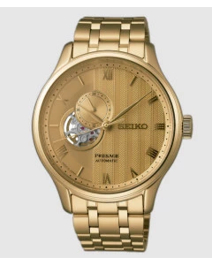 Reloj Seiko SSA468J1 Presage Jardin Japones dorado hombre