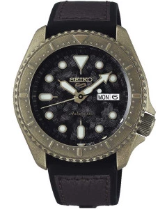 Reloj srpe80k1 Seiko 5 dorado automatico hombre