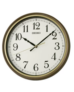 Reloj Seiko pared qha008b marrón cocina