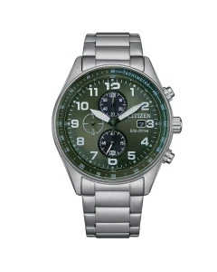 Citizen ca0770-72x reloj crono verde hombre