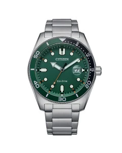 Citizen aw1768-80x esfera verde reloj hombre