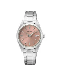 Seiko sur529p1 zafiro reloj salmon mujer