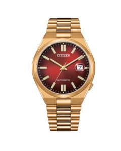 Reloj Citizen NJ0153-82X Tsuyosa dorado rojo automático