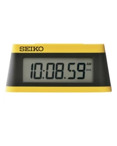 Reloj Seiko despertador QHL091Y digital amarillo