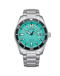 Reloj Citizen AW1760-81W acero esfera verde hombre