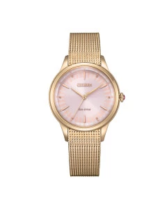 Reloj Citizen EM0818-82X solar zafiro dorado mujer