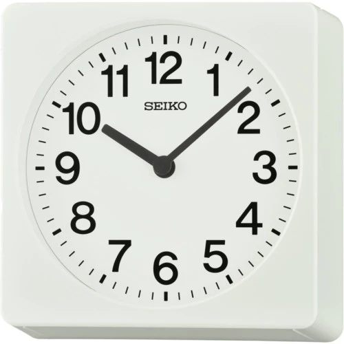 Reloj Seiko pared cuadrado QXA860W blanco