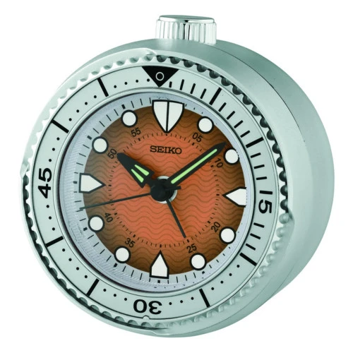 Reloj Seiko despertador QHE207T naranja