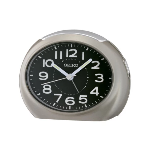 Reloj Seiko despertador qhe193n gris