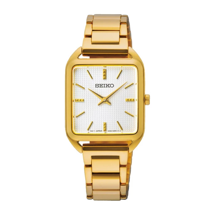 Reloj orient cuadrado dorado precio sale