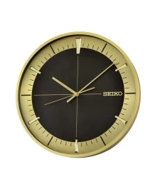 Reloj Seiko pared QXA840G redondo dorado