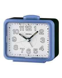 Reloj Seiko despertador QHK061L azul cuadrado