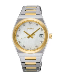 Reloj Seiko SUR604P1 bicolor diamantes mujer Essentials