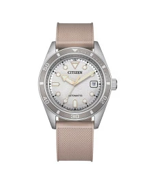Reloj Citizen NJ0229-07A unisex esfera beige automático