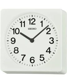 Reloj Seiko pared cuadrado QXA860W blanco