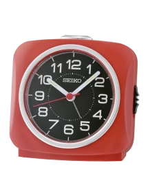 Reloj Seiko despertador qhe194r rojo