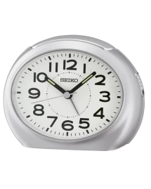 Seiko reloj despertador plateado qhe193s