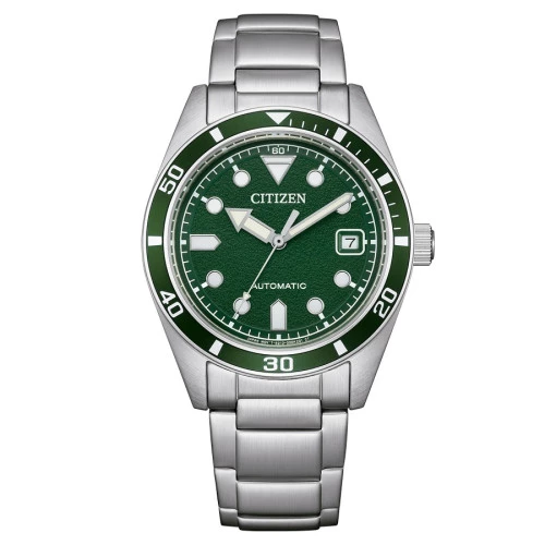 Reloj Citizen NJ0220-52X unisex esfera verde automático