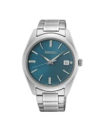 Seiko sur525p1 zafiro esfera azul reloj hombre